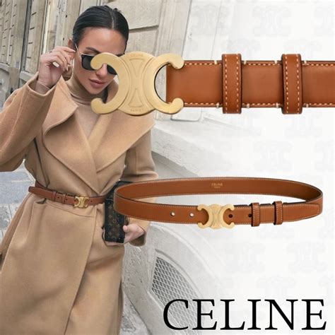 celine triomphe belt second hand